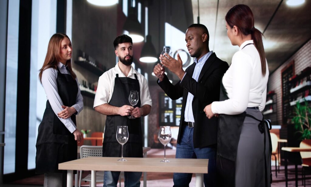 Hotel Manager Teach Restaurant Team about wine