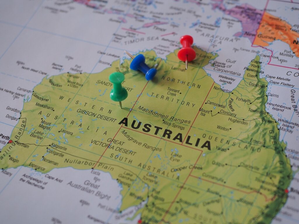 Map of Australia