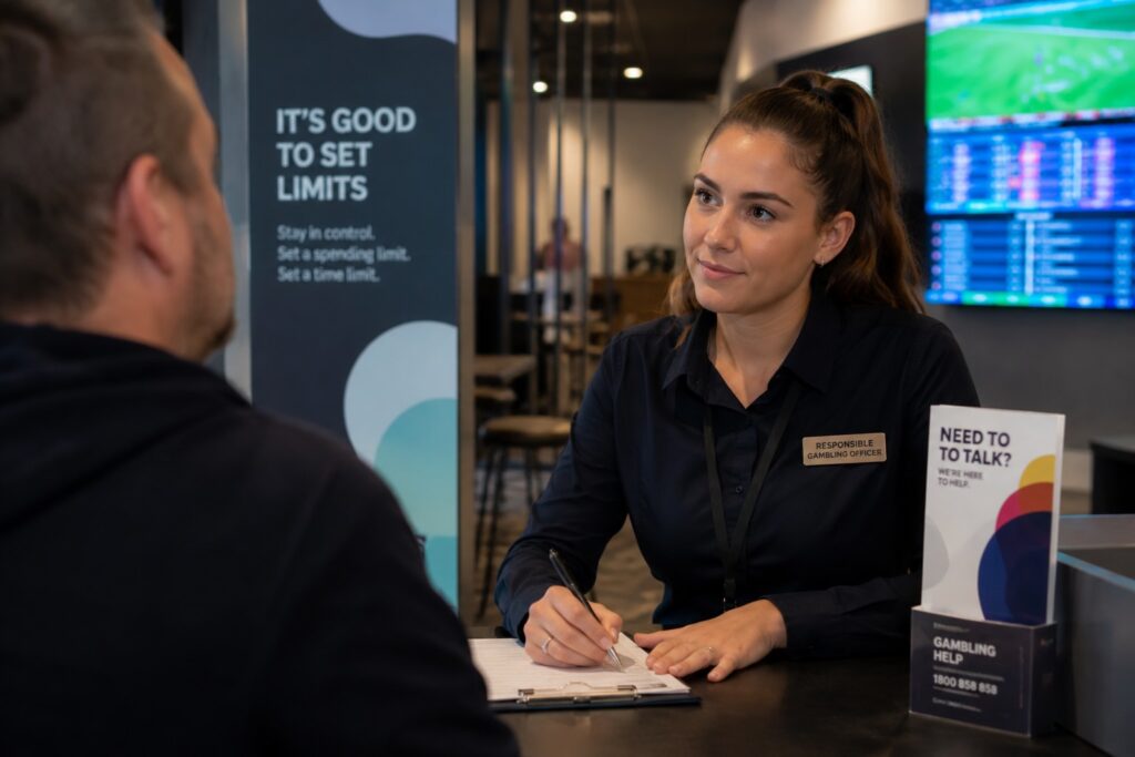 Responsible Gambling Officer at a casino in Australia